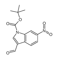 tert-butyl 3-formyl-6-nitroindole-1-carboxylate Structure