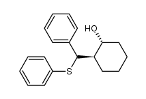 trans-2-[1-(phenylthio)benzyl]cyclohexanol Structure