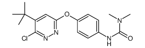 3-[4-(5-tert-butyl-6-chloropyridazin-3-yl)oxyphenyl]-1,1-dimethylurea Structure