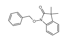 1-(benzyloxy)-3,3-dimethylindolin-2-one结构式