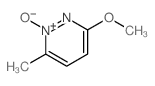 Pyridazine,3-methoxy-6-methyl-, 1-oxide structure