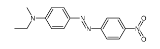 N-ethyl-N-methyl-4-(4-nitro-phenylazo)-aniline结构式