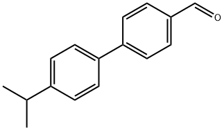 4'-异丙基-[1,1'-联苯]-4-甲醛结构式