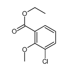 ethyl 3-chloro-2-methoxybenzoate Structure