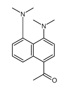 1-[4,5-bis(dimethylamino)naphthalen-1-yl]ethanone结构式