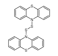 10H,10'H-10,10'-disulfanediyl-bis-phenothiazine Structure