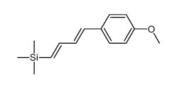 4-(4-methoxyphenyl)buta-1,3-dienyl-trimethylsilane Structure