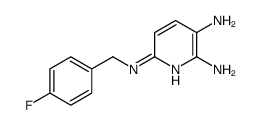 N*6*-(4-FLUORO-BENZYL)-PYRIDINE-2,3,6-TRIAMINE structure