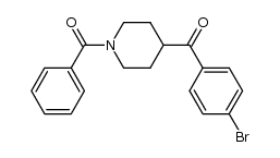 1-benzoyl-4-(4-bromobenzoyl)piperidine Structure