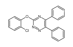3-(2-chlorophenoxy)-5,6-diphenyl-1,2,4-triazine Structure