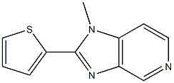 1-Methyl-2-thiophen-2-yl-1H-imidazo[4,5-c]pyridine Structure