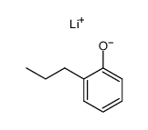 lithium 2-propylphenolate Structure
