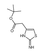 tert-butyl 2-(2-amino-1,3-thiazol-4-yl)acetate结构式
