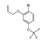 1-bromo-2-prop-2-enoxy-4-(trifluoromethoxy)benzene结构式