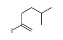 2-iodo-5-methylhex-1-ene结构式