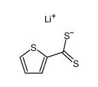 lithium 2-thiophenecarbodithioate Structure