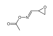 2,3-epoxy-propionaldehyd-(O-acetyl oxime ) Structure