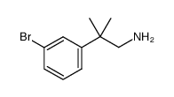 2-(3-bromophenyl)-2-methylpropan-1-amine Structure