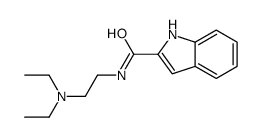 N-[2-(diethylamino)ethyl]-1H-indole-2-carboxamide结构式