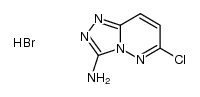 6-chloro-[1,2,4]triazolo[4,3-b]pyridazin-3-ylamine hydrobromide结构式