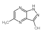 1H-Pyrazolo[3,4-b]pyrazin-3-ol,5-methyl-(6CI) Structure