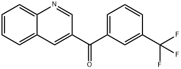 3-(3-Trifluoromethylbenzoyl)quinoline structure