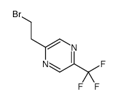 2-(2-bromoethyl)-5-(trifluoromethyl)pyrazine结构式