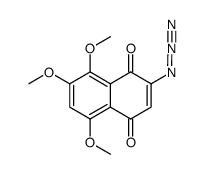2-azido-5,7,8-trimethoxynaphthalene-1,4-dione结构式