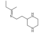 1-Piperazineethanamine,N-(1-methylpropylidene)-(9CI) Structure