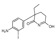 3-(4-amino-3-iodophenyl)-3-ethylpiperidine-2,6-dione Structure