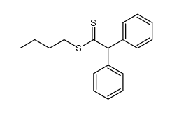 butyl 2,2-diphenylethanedithioate Structure