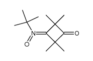 N-(2,2,4,4-tetramethyl-3-oxocyclobutylidene)-t-butylamine N-oxide结构式