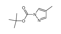叔-丁基4-甲基-1H-吡唑-1-甲酸基酯结构式