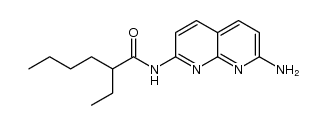 N-(7-amino-1,8-naphthyridin-2-yl)-2-ethylhexanamide结构式