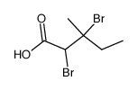 2,3-dibromo-3-methylpentanoic acid Structure