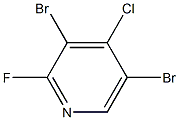 3,5-dibroMo-4-chloro-2-fluoropyridine structure