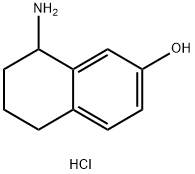 8-amino-5,6,7,8-tetra hydronaphthalen-2-ol hydrochloride Structure