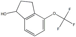 4-(TRIFLUOROMETHOXY)-2,3-DIHYDRO-1H-INDEN-1-OL Structure