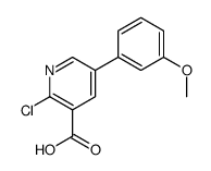2-chloro-5-(3-methoxyphenyl)pyridine-3-carboxylic acid结构式