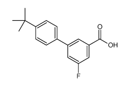3-(4-tert-butylphenyl)-5-fluorobenzoic acid Structure