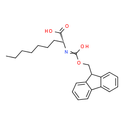 N-Fmoc-R-2-amino-Nonanoic acid Structure