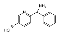 (R)-1-(5-Bromo-2-pyridinyl)-1-phenylmethanamine hydrochloride (1: 1) Structure