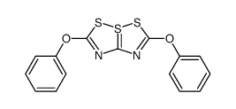 2,5-Bis(phenyloxy)-1,6,6aλ4-trithia-3,4-diazapentalen Structure