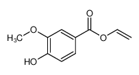 Benzoic acid, 4-​hydroxy-​3-​methoxy-​, ethenyl ester结构式