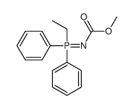 methyl N-[ethyl(diphenyl)-λ5-phosphanylidene]carbamate Structure