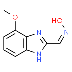 1H-Benzimidazole-2-carboxaldehyde,4-methoxy-,oxime(9CI)结构式