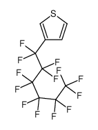 3-(1,1,2,2,3,3,4,4,5,5,6,6,6-tridecafluorohexyl)thiophene Structure