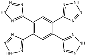 1,2,4,5-四(1H-四氮唑-5-基)苯结构式