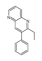 2-Ethyl-3-phenyl-1,5-naphthyridine结构式