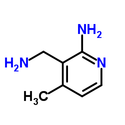 3-(Aminomethyl)-4-methyl-2-pyridinamine Structure